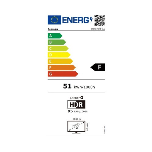 TV UHD  UE43M70HAUXXH SMART  MINI LED AI